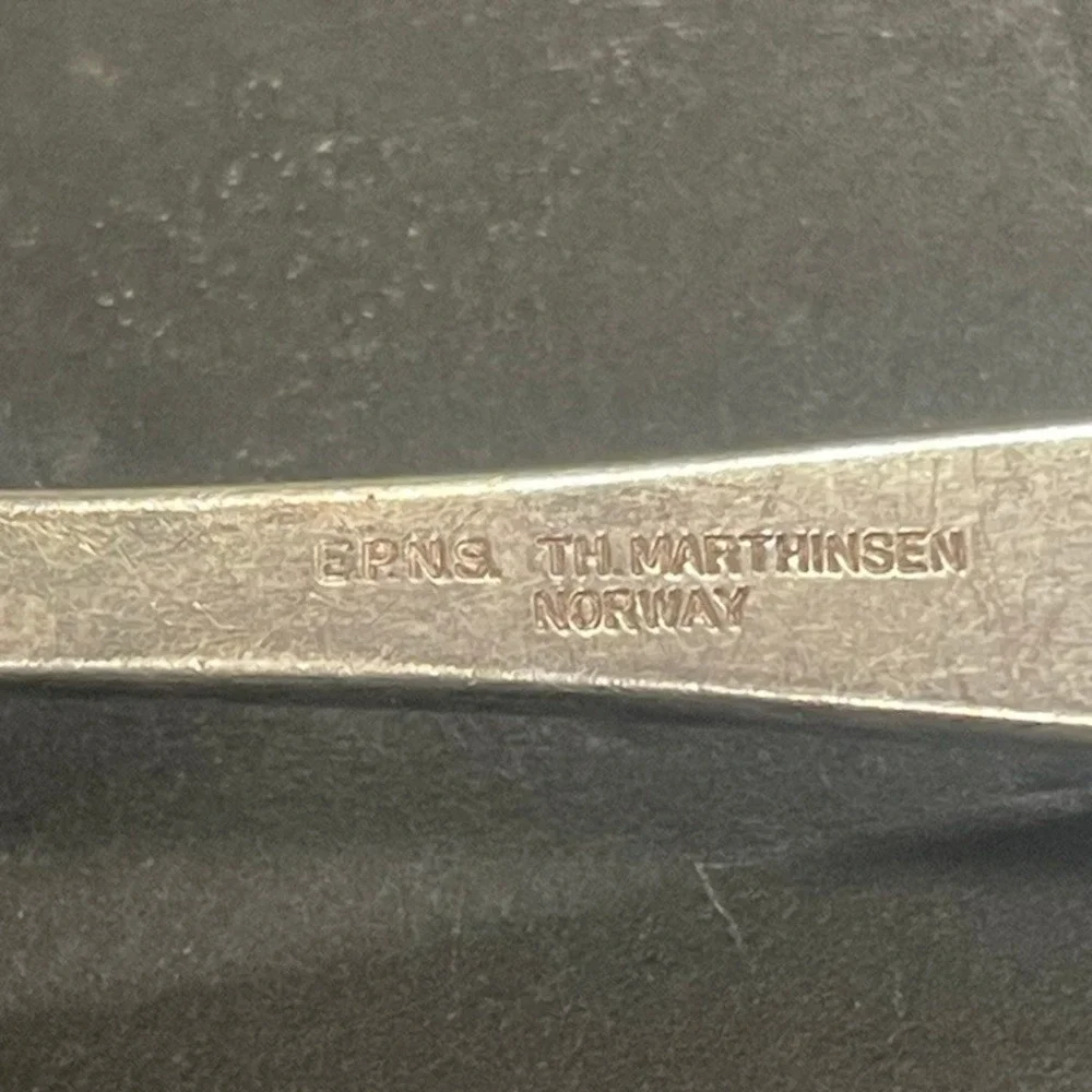 E.P.N.S. TH. Marthinsen Norway Small Vintage Gravy Sauce Ladle Vidar ES4